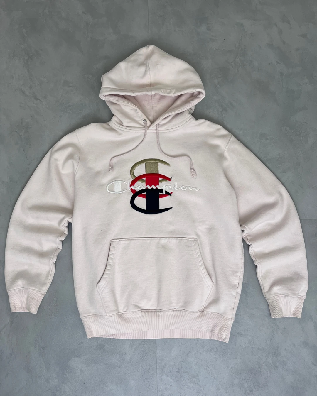 Supreme x Champion Hoodie pink – (GRADE A) / M