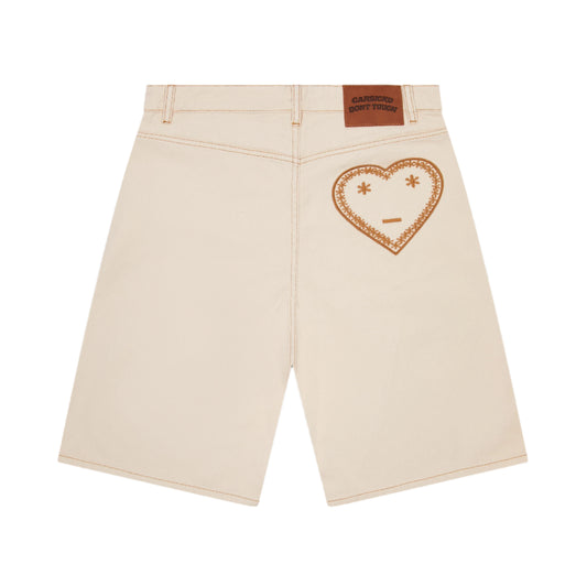 Carsicko Cream Denim Jorts