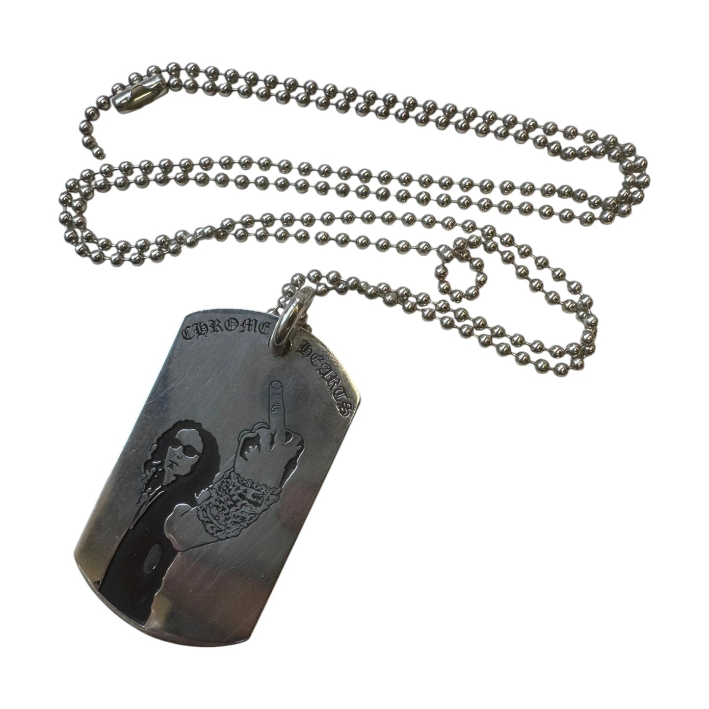 CHROME HEARTS x Richard Stark American Flag Tag Necklace - O/S