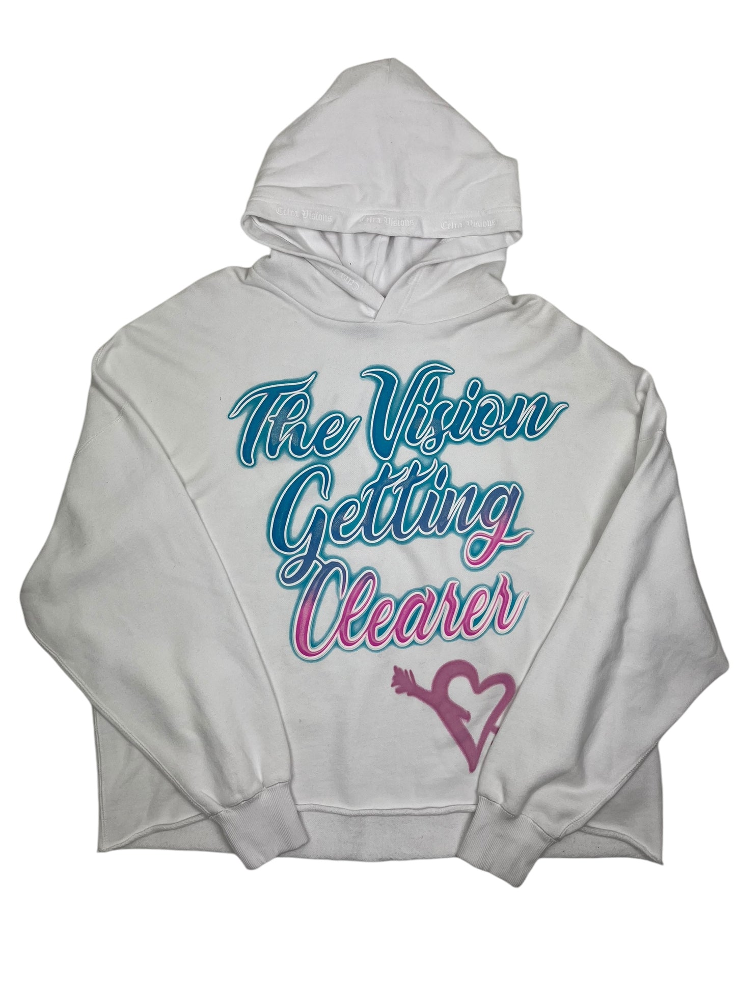 Cetra Visions Vision Clearer Hoodie White - (GRADE A) M