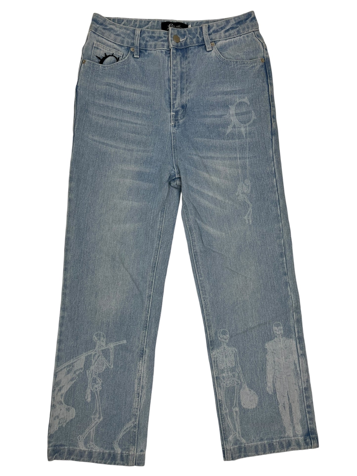 Casper Masi Skeleton Jeans Light Blue (NEW) S