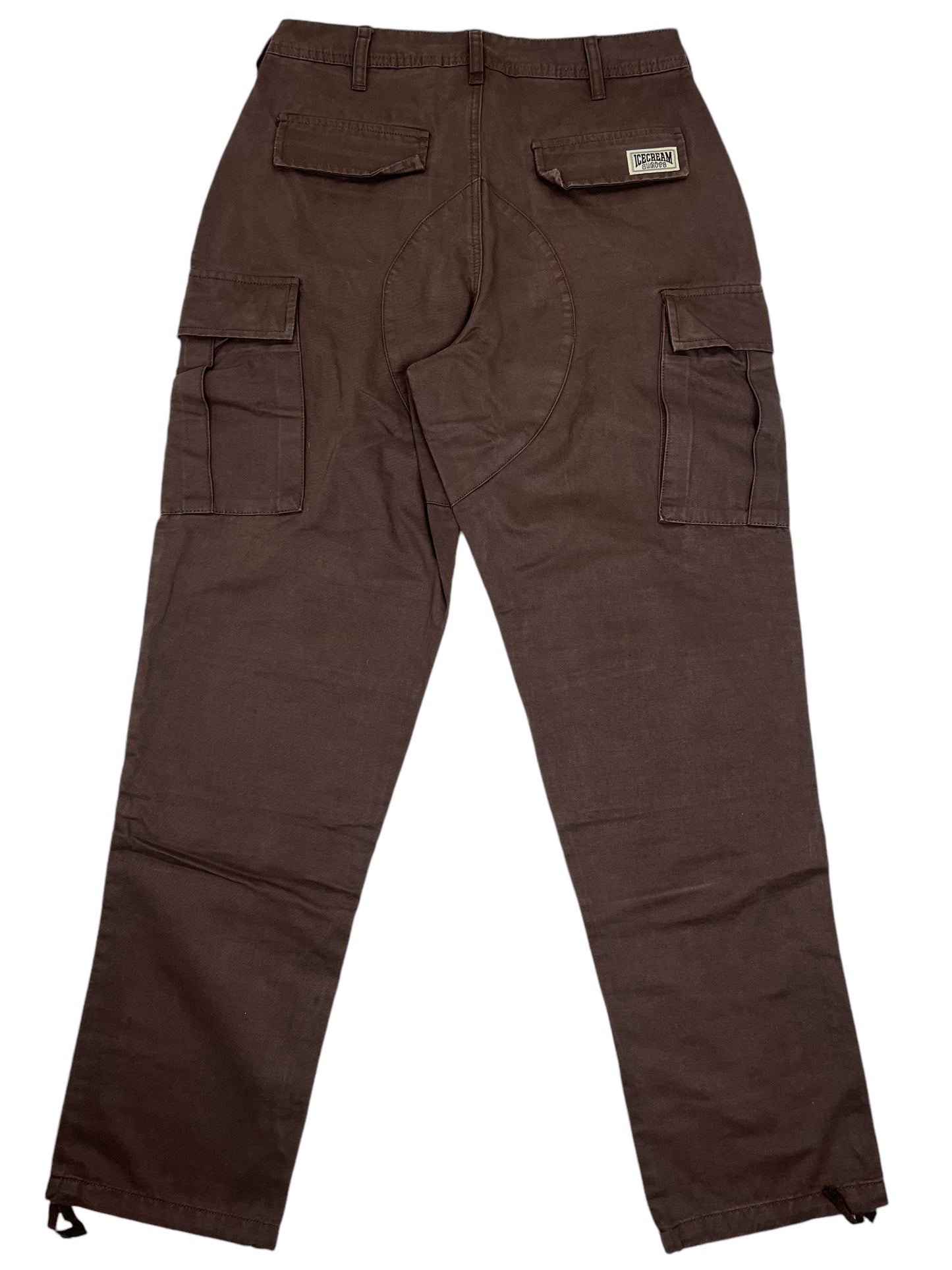 BBC Ice Cream Running Dog Brown Cargo Pants - (NEW) S