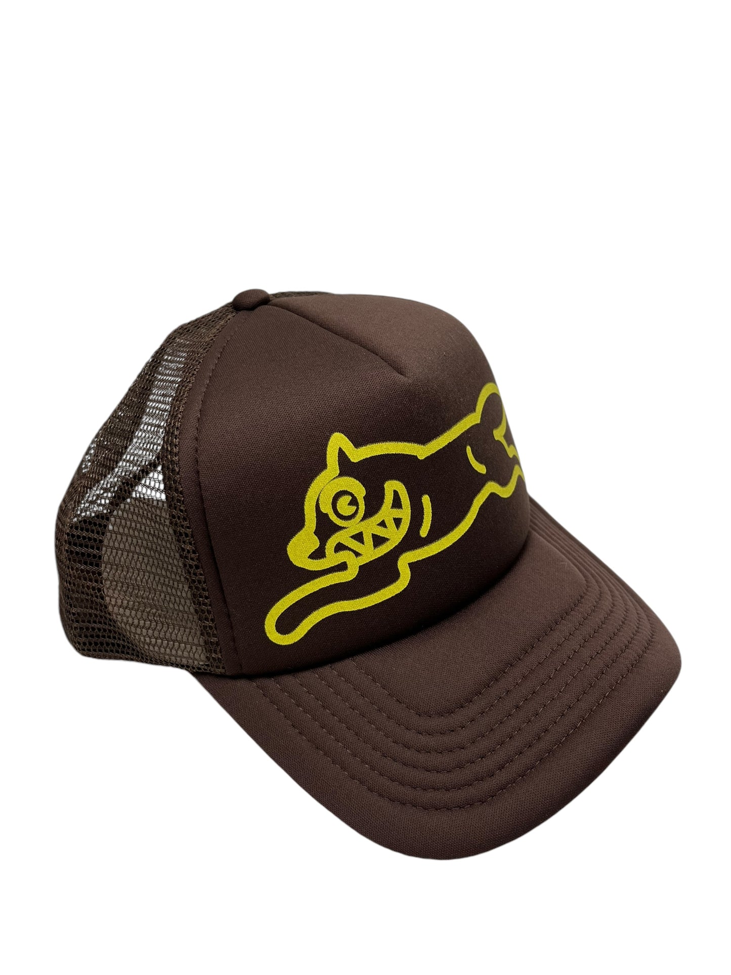 BBC Ice Cream Running Dog Brown Trucker Cap - (NEW)