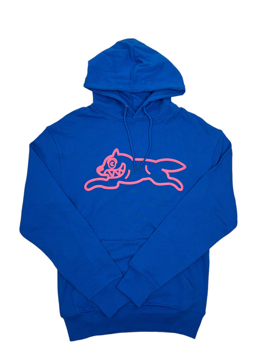 BBC Ice Cream Running Dog Blue/Pink Hoodie - (NEW) L