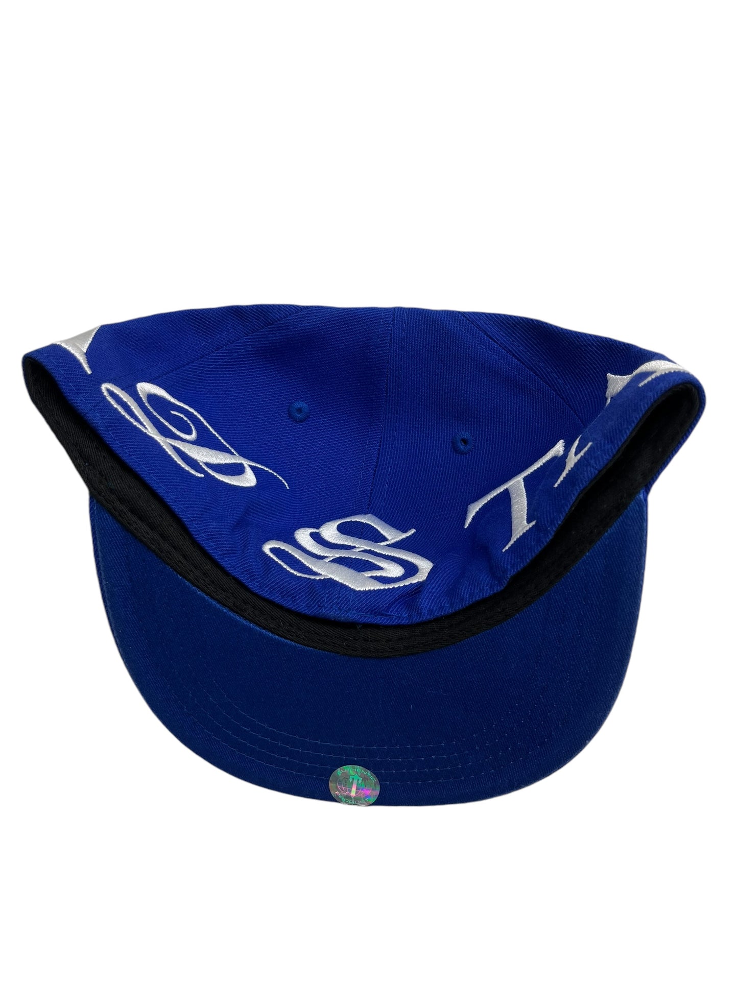 Trapstar Script Fitted Blue Cap - (NEW) 7 5/8