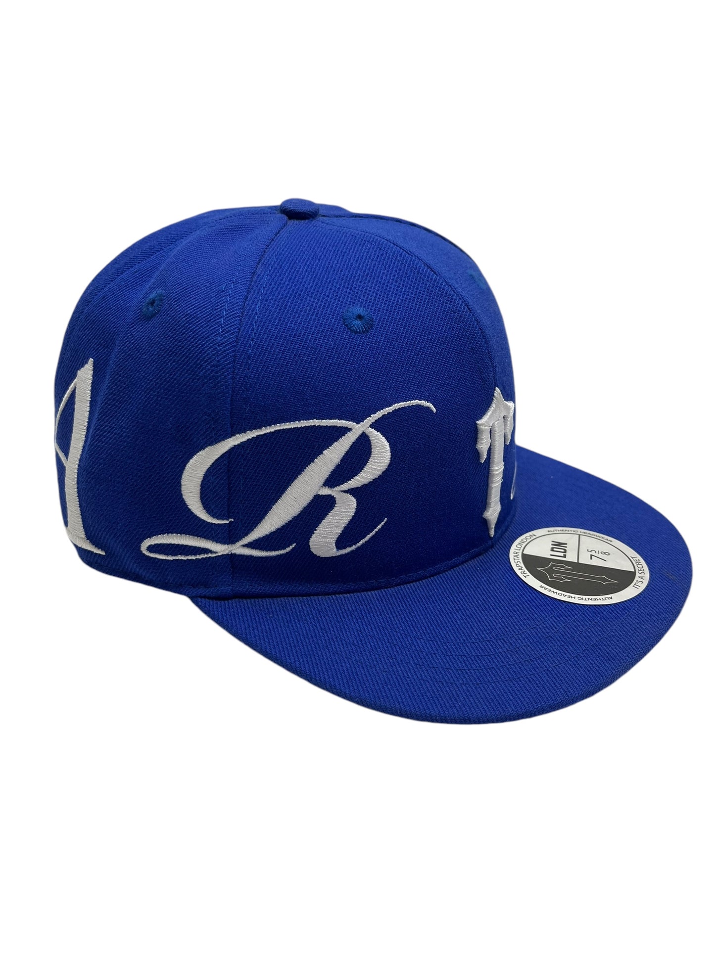 Trapstar Script Fitted Blue Cap - (NEW) 7 5/8