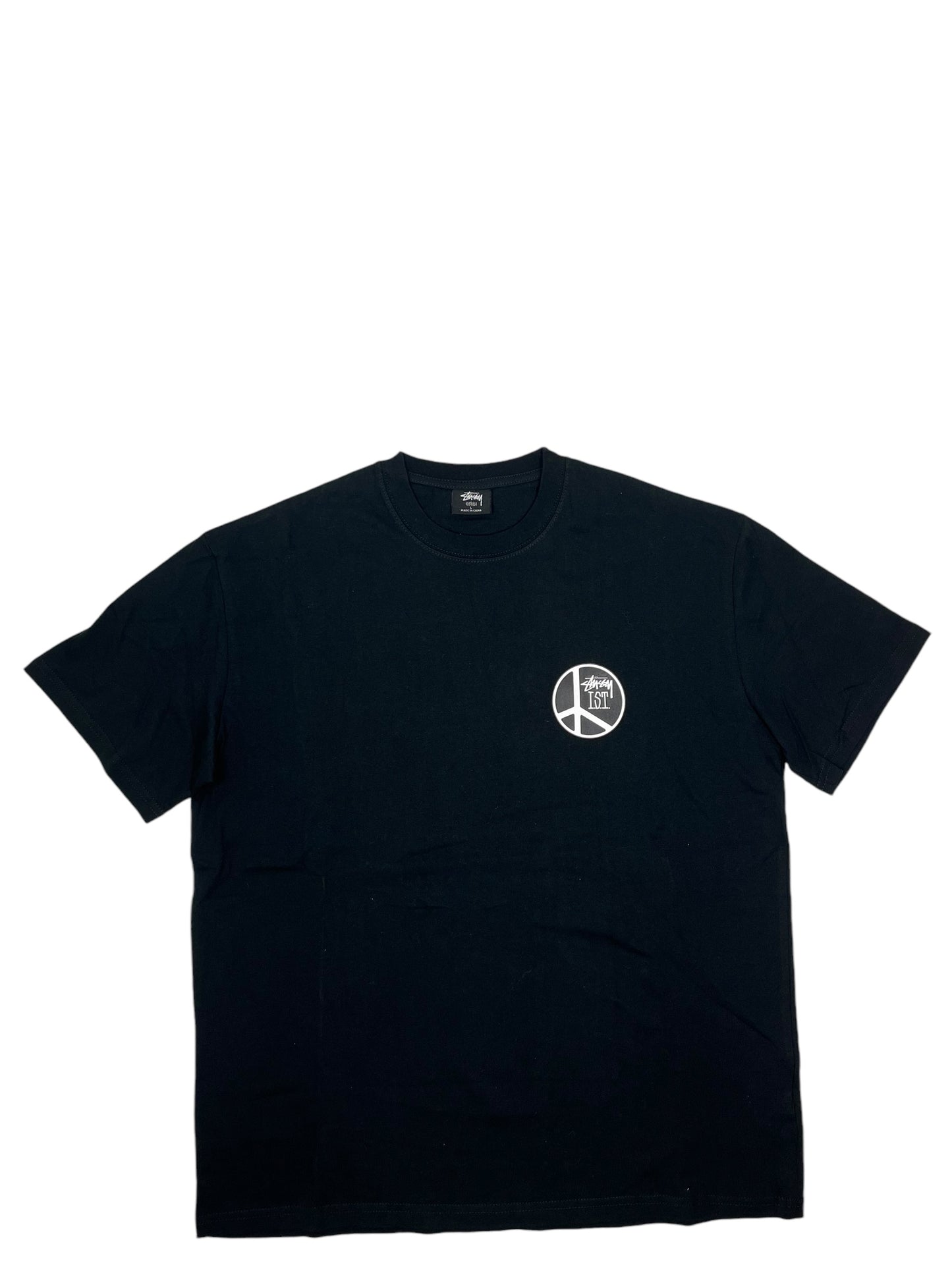 Stussy I.S.T Pocket Logo Black T Shirt (NEW)