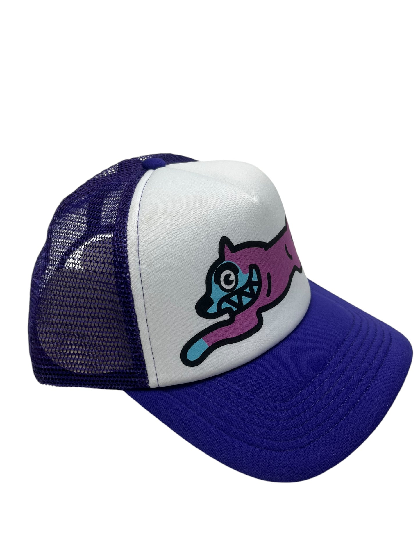 BBC Ice Cream Running Dog Purple Trucker Cap - (NEW)