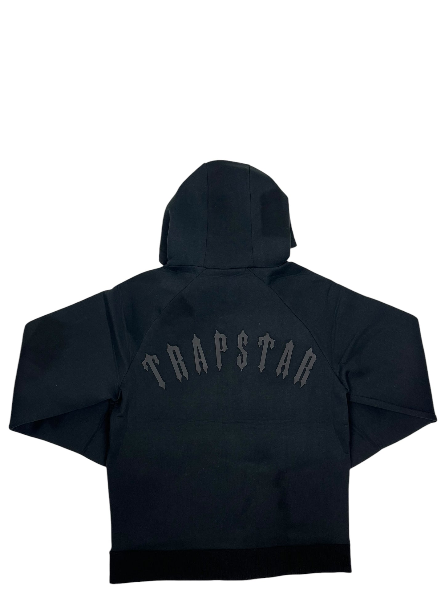 Trapstar Neoprene Rubber Irongate Hoodie Black - (NEW) M