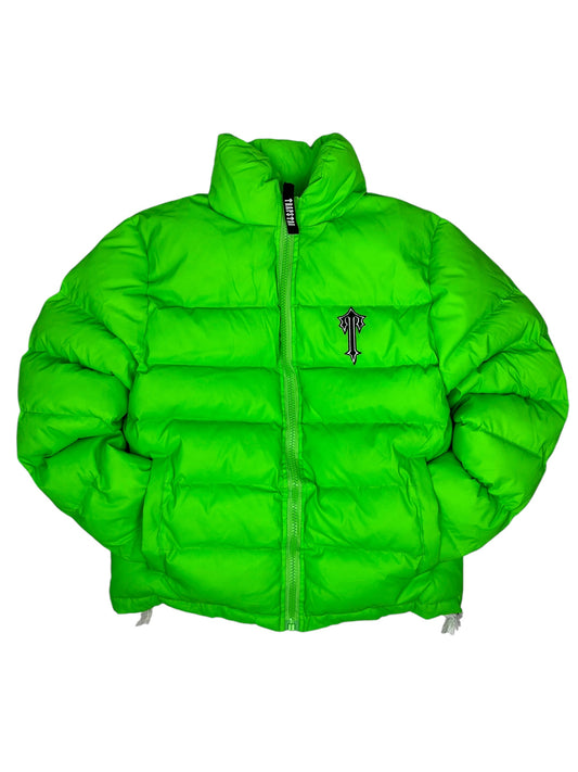 Trapstar Reflective Irongate Puffer Neon Green - (NEW) S