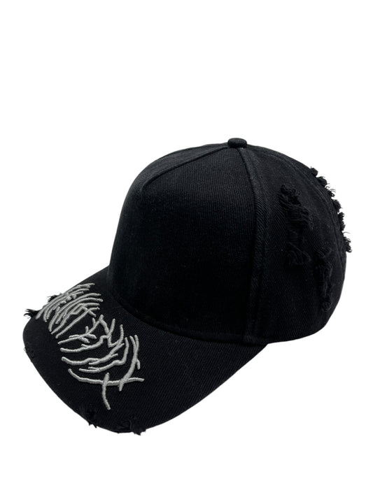 Heliot Emil Distorted Black Cap - (NEW)