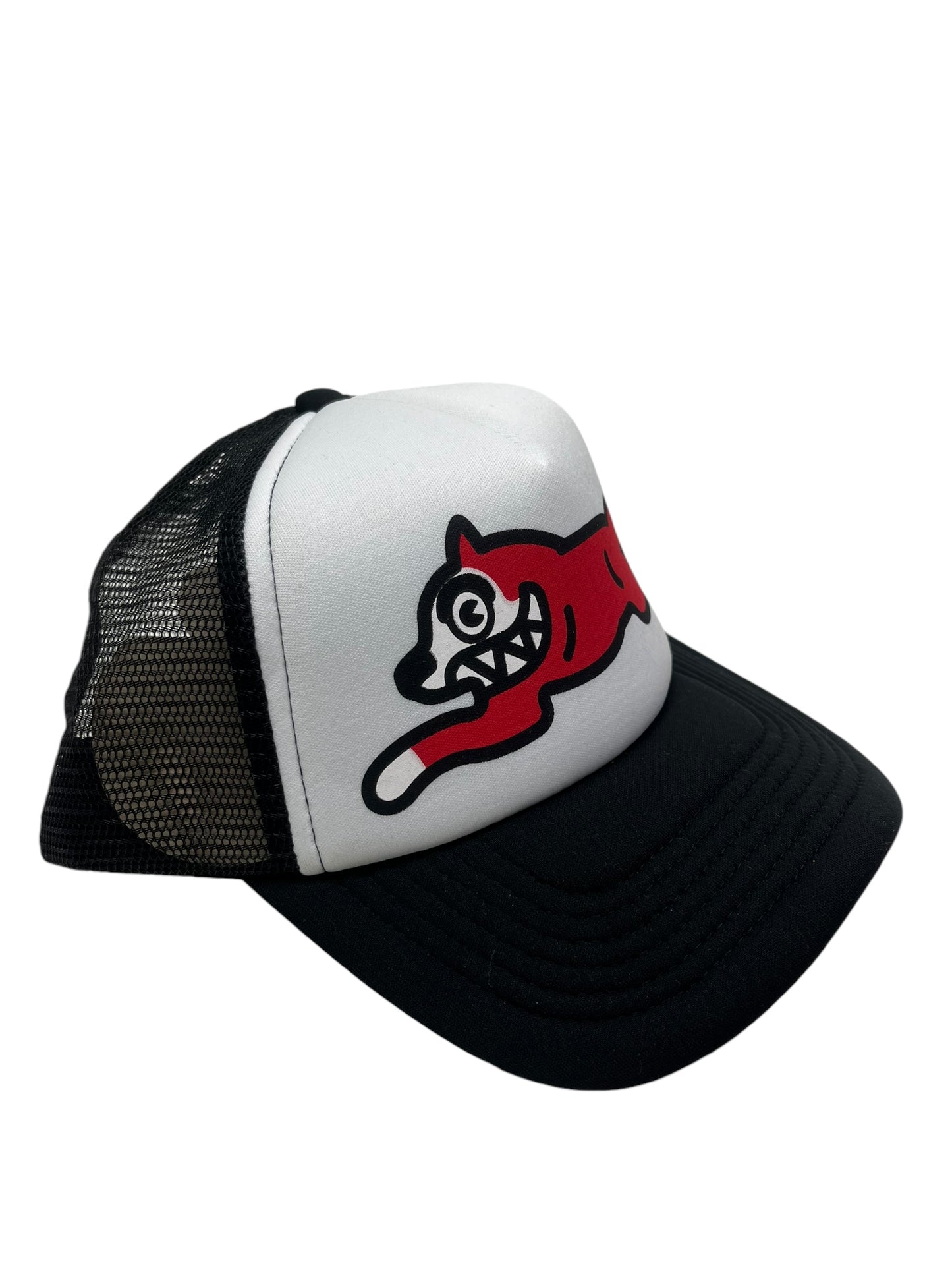 BBC Ice Cream Running Dog Black Trucker Cap - (NEW)