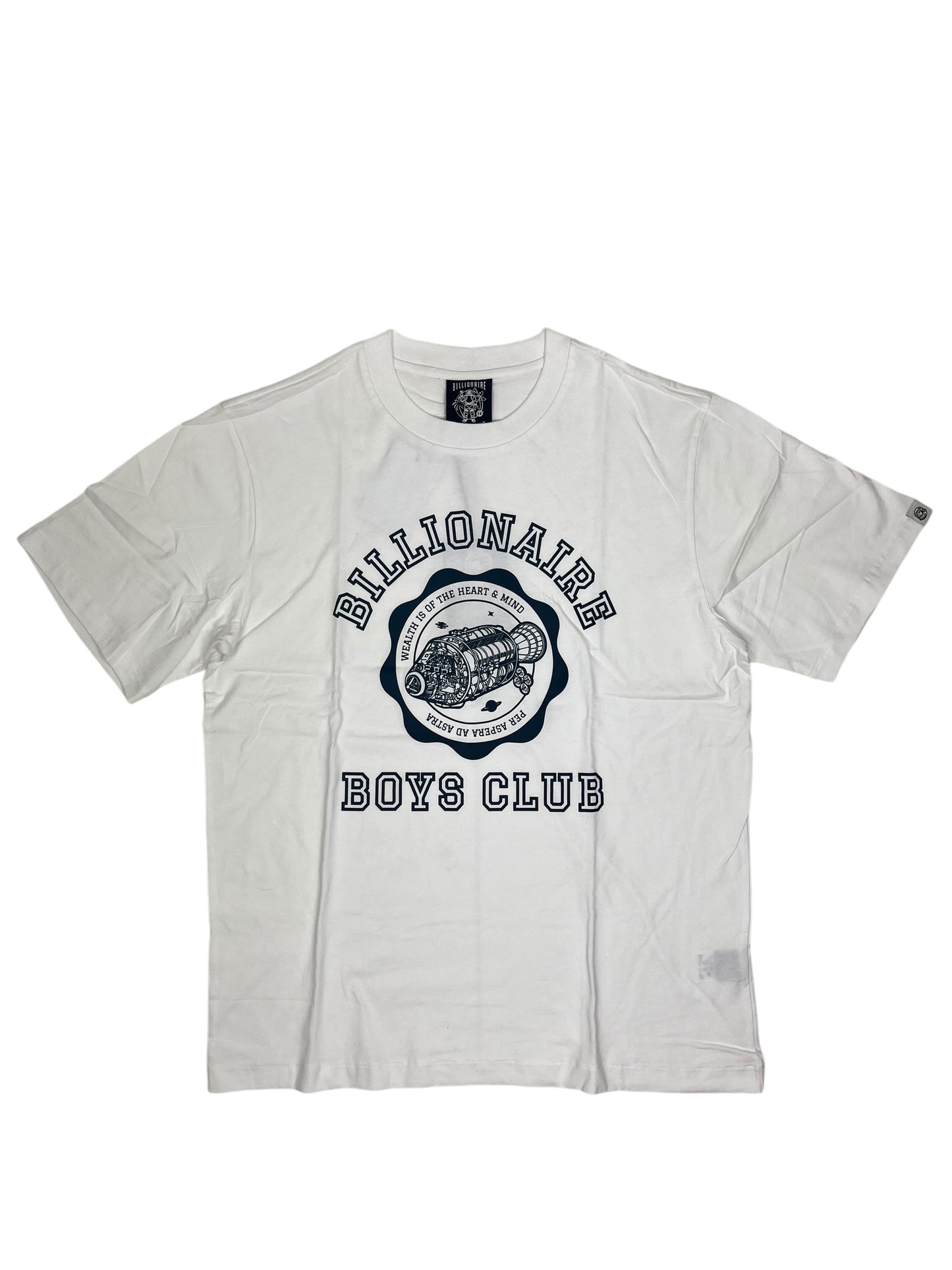 Billionaire Boys Club Academy Logo White T Shirt (NEW) L