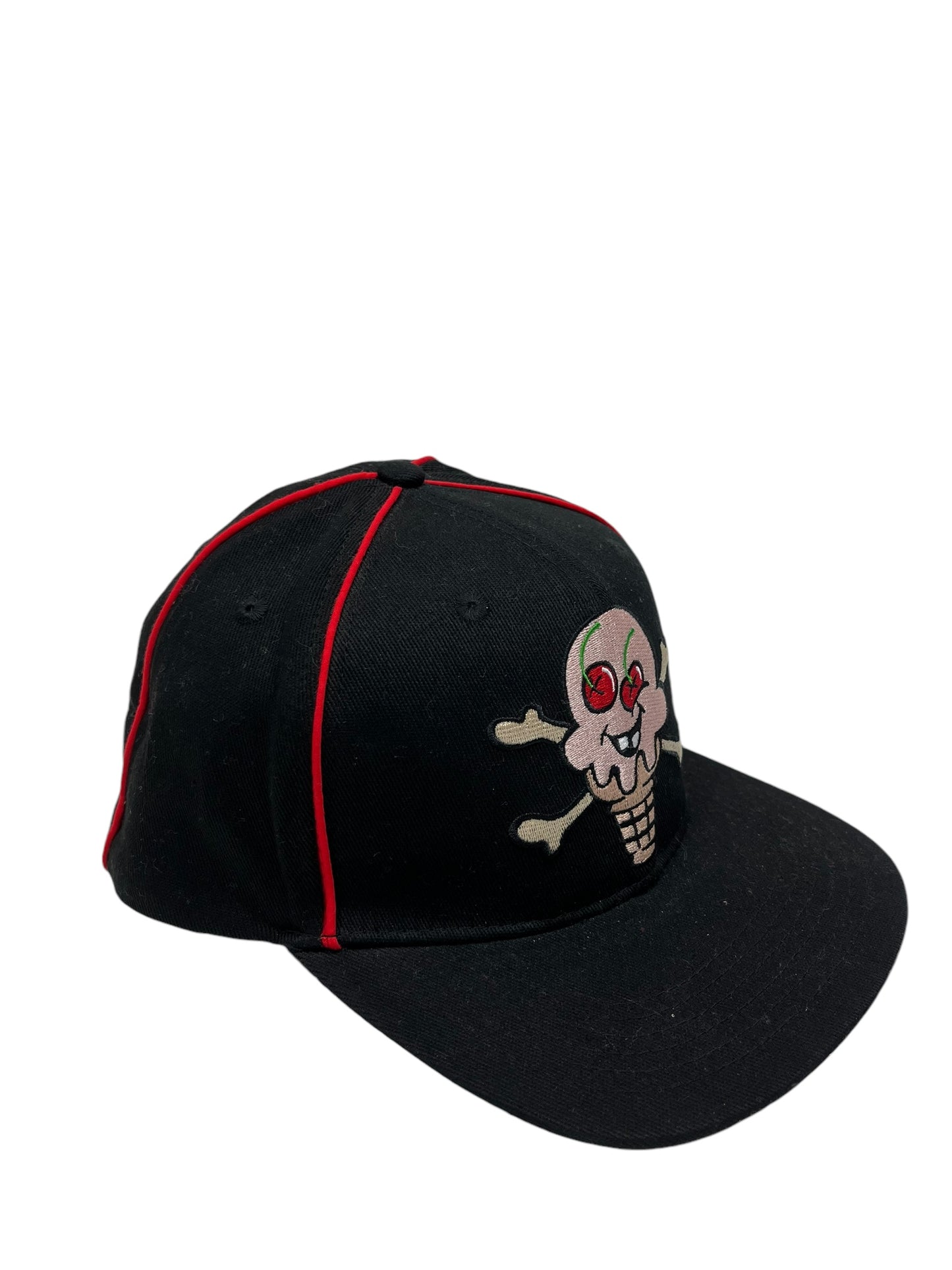 BBC Ice Cream Cones & Bones 6 Panel Black/Red Cap - (NEW)