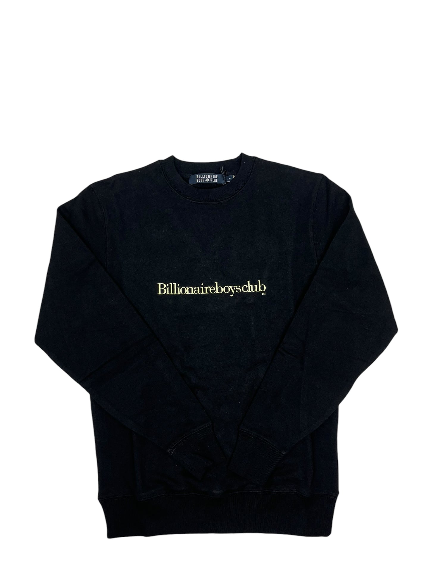 Billionaire Boys Club Serif Logo Black Crewneck - (NEW) S