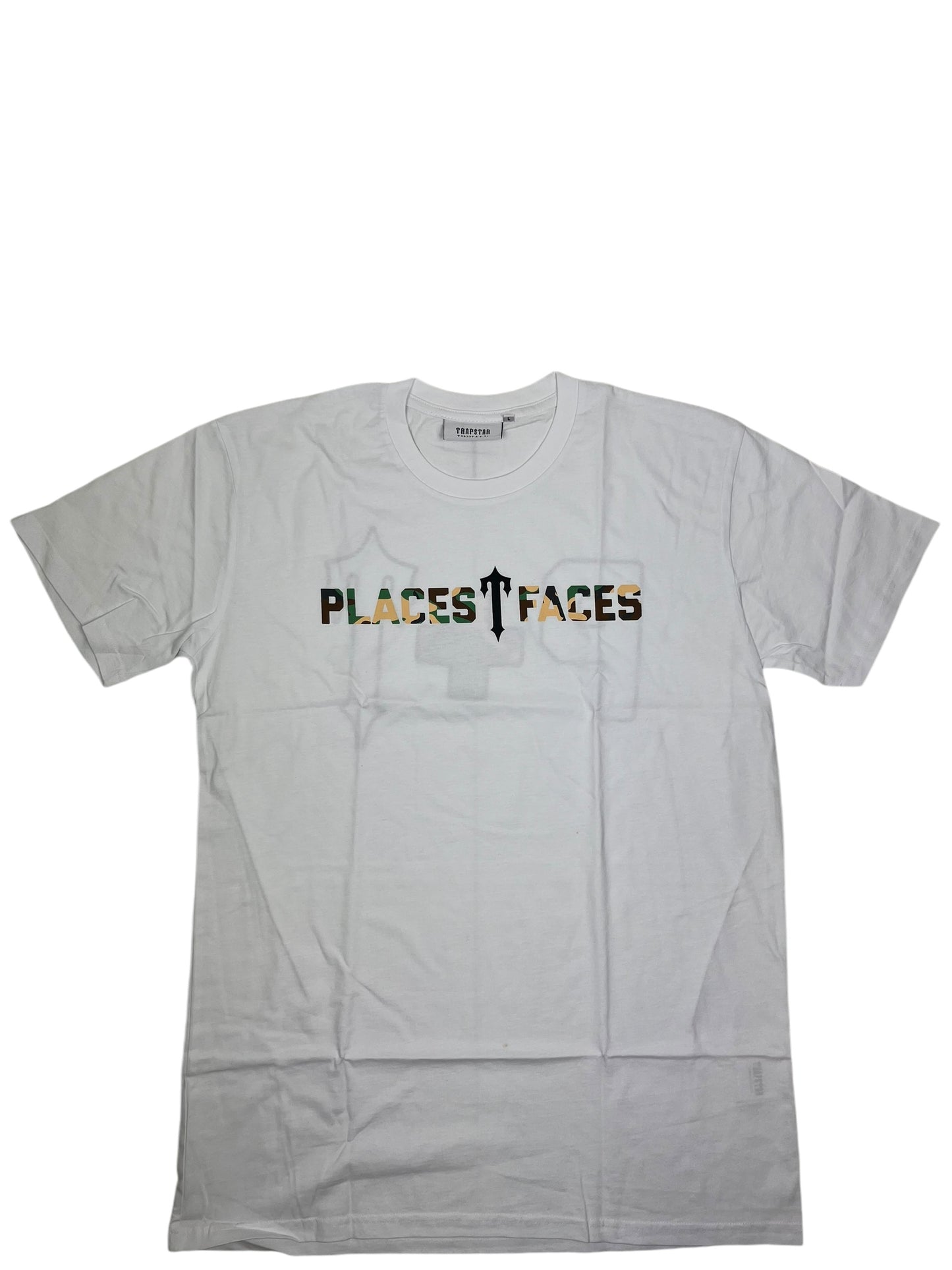 Trapstar X Places+Faces 2.0 White T Shirt - (NEW) L