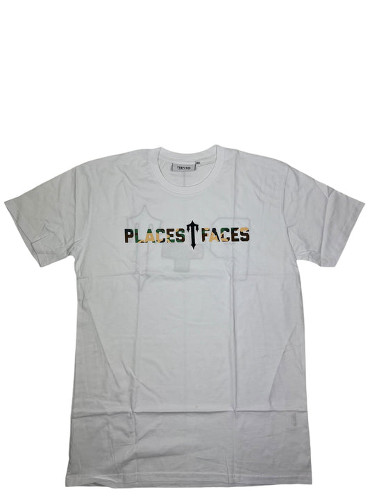 Trapstar X Places+Faces 2.0 White T Shirt - (NEW) L