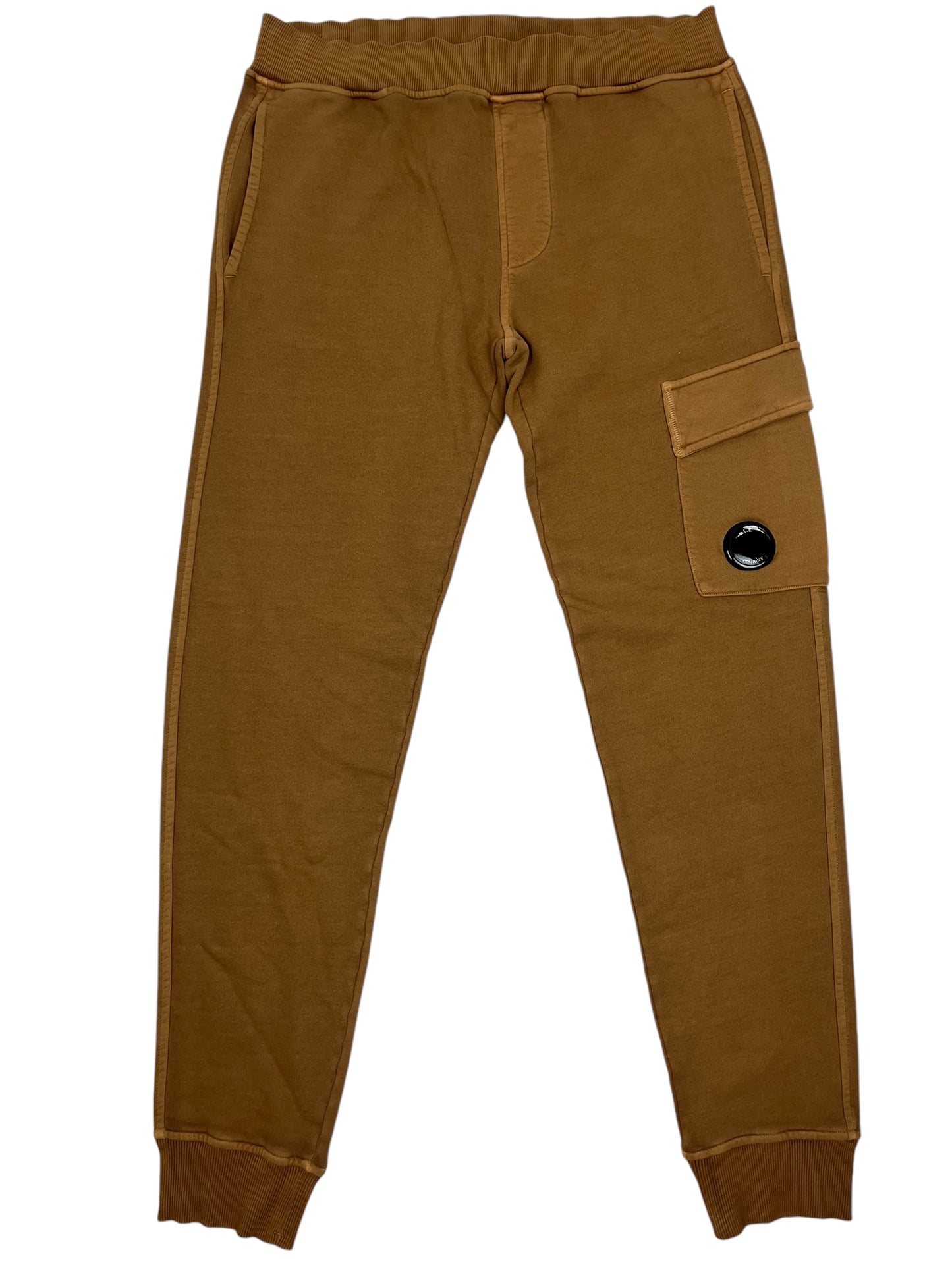 C.P. Company Fleece Cargo Sweatpants Brown - (NEW)