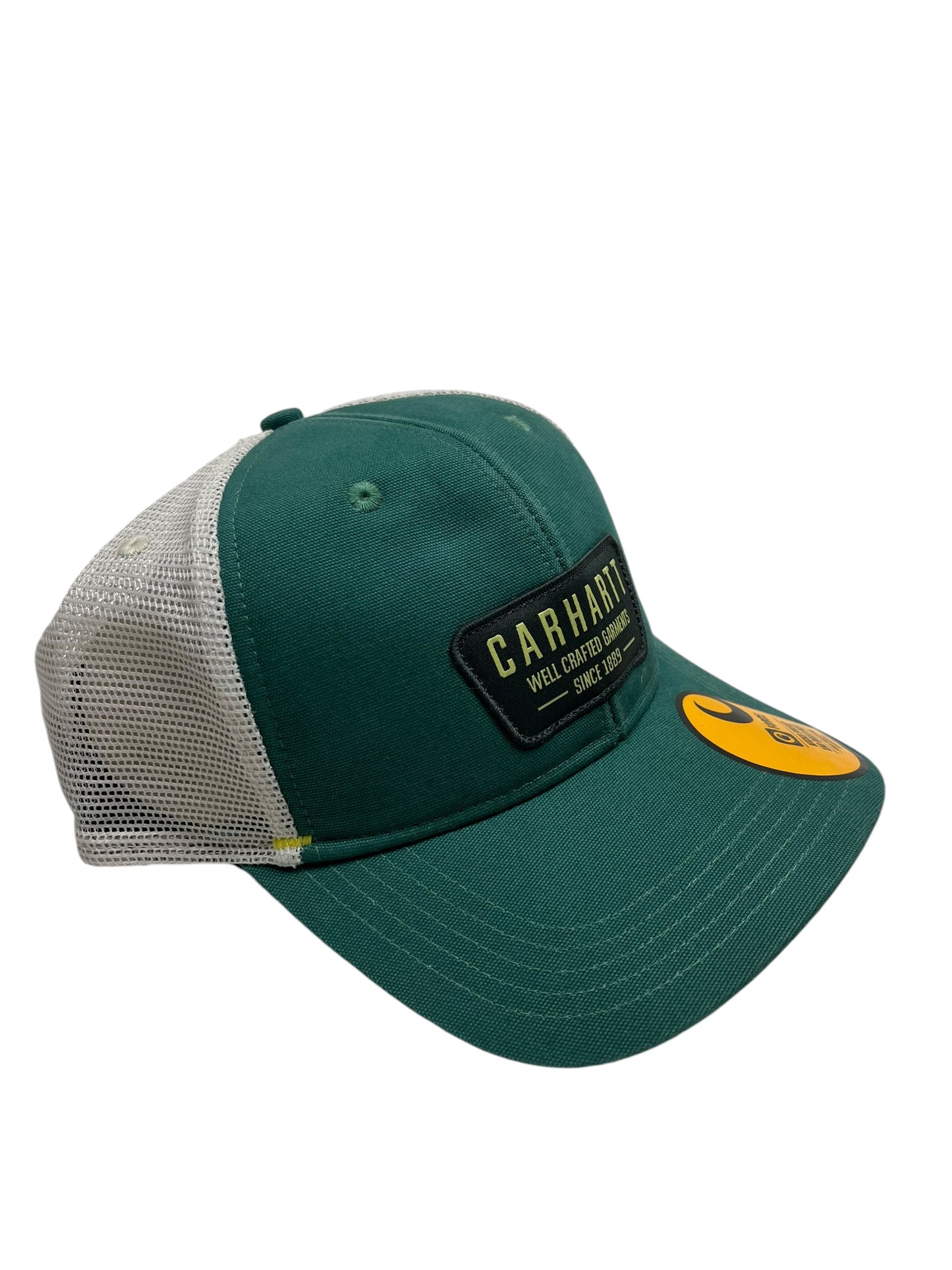 Carhartt Canvas Green Mesh Back Adjustable Cap - (NEW)