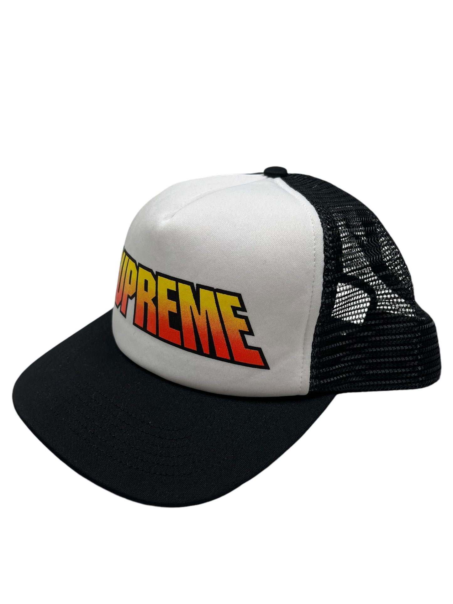 Supreme Gradient Mesh Back 5 Panel Adjustable Hat - (NEW)