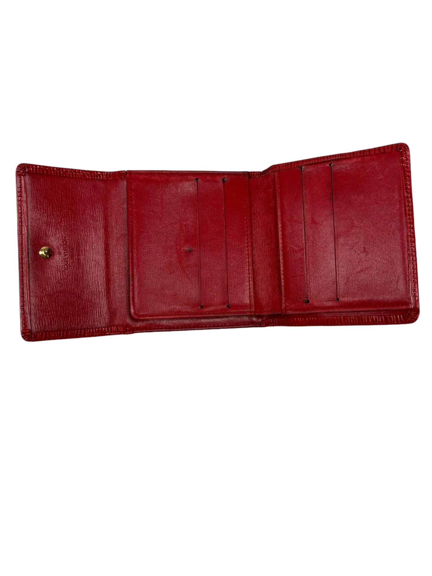 Louis Vuitton EPI Red Trifold Wallet - (GRADE B)