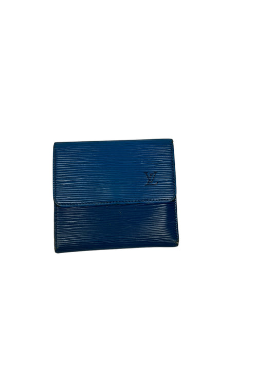 Louis Vuitton EPI Blue Trifold Wallet - (GRADE B)