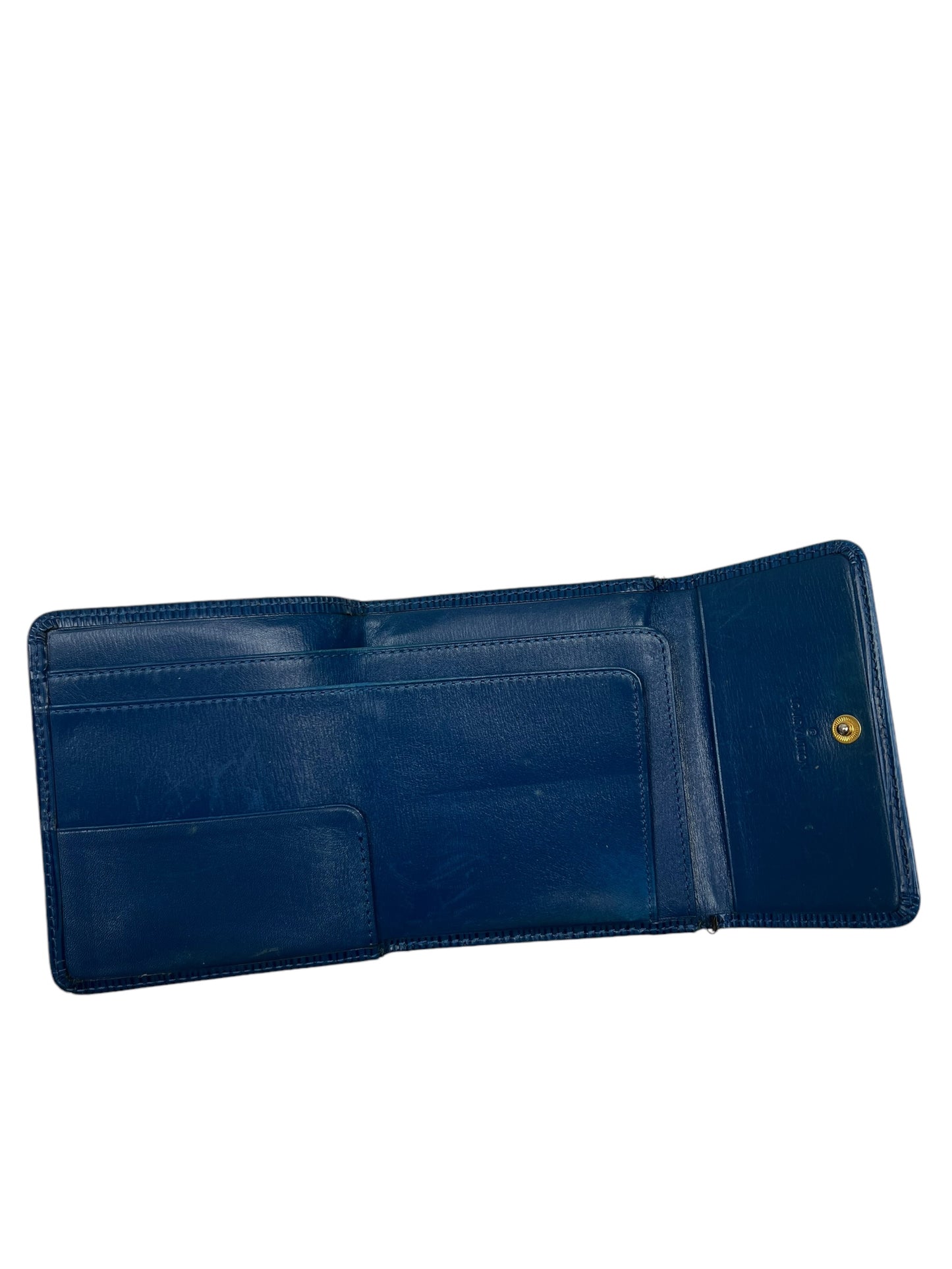 Louis Vuitton EPI Blue Trifold Wallet - (GRADE B)