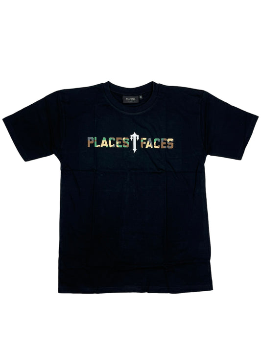 Trapstar X Places+Faces 2.0 Black T Shirt - (NEW)