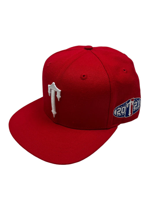 Trapstar Irongate 2021 Red/Green Adjustable Cap - (NEW)