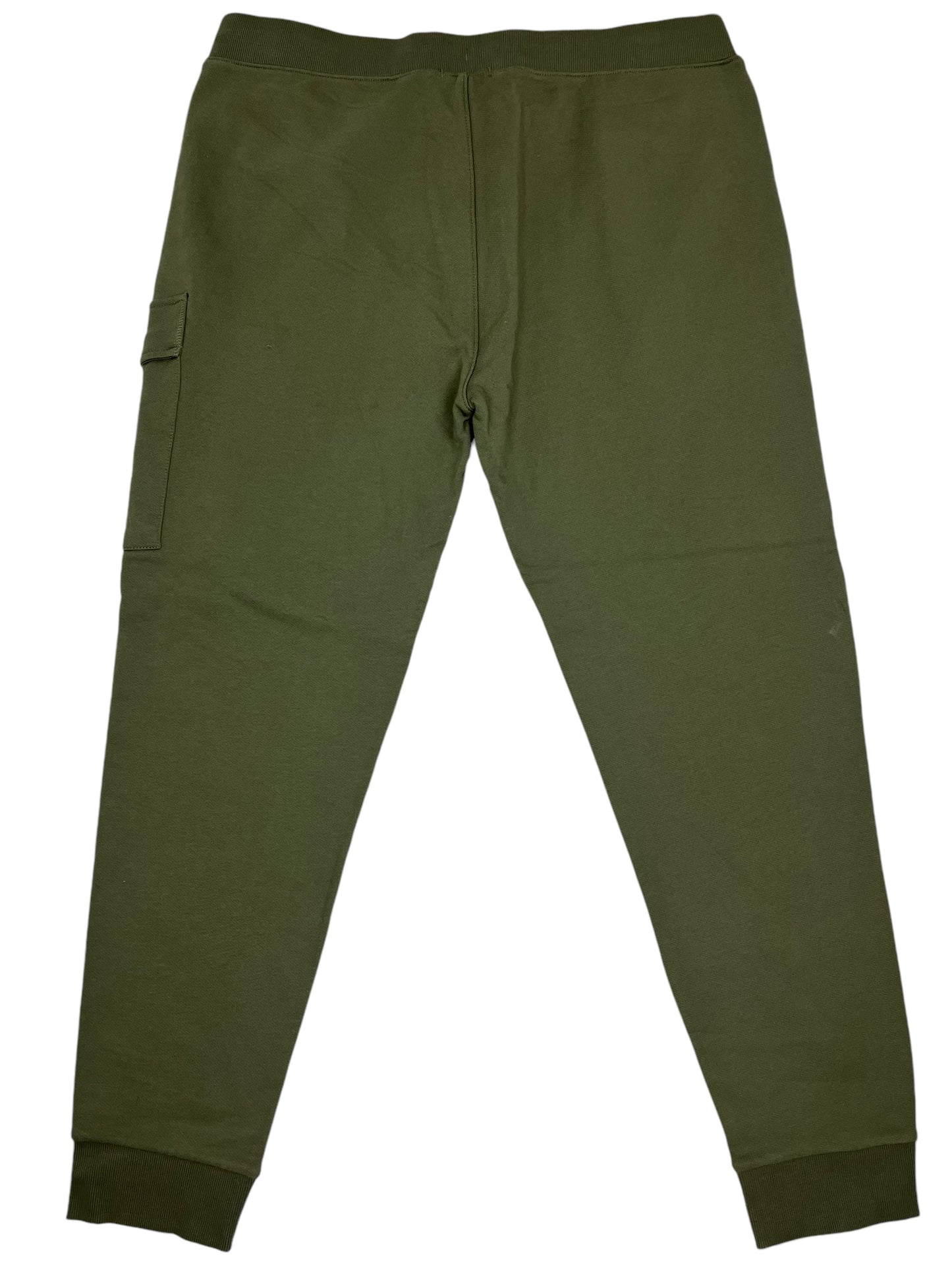 C.P. Company Fleece Cargo Sweatpants Dark Green - (NEW)