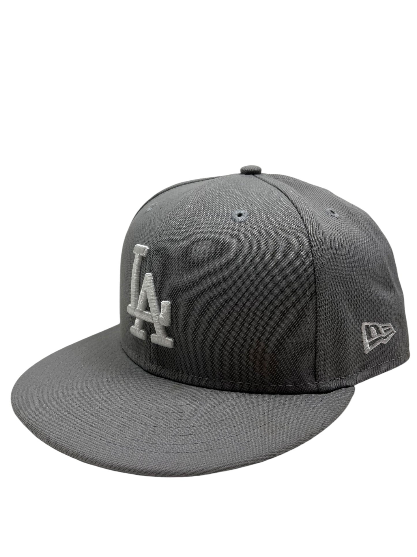 New Era LA Dodgers Grey Cap - (NEW) 7 3/4