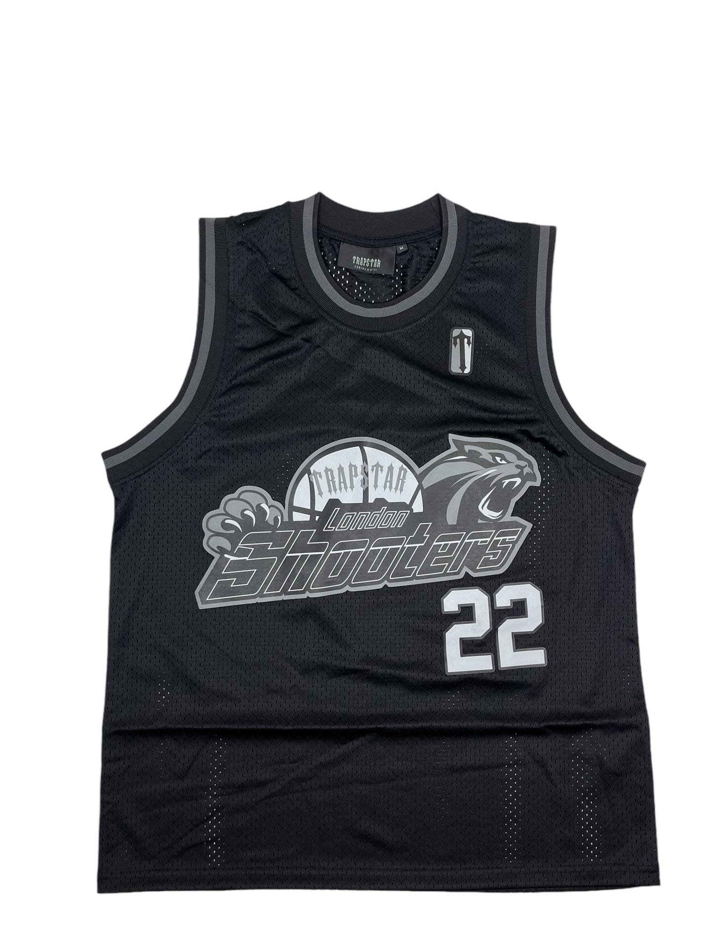 Trapstar Shooters Basketball Vest Blackout - (NEW) M