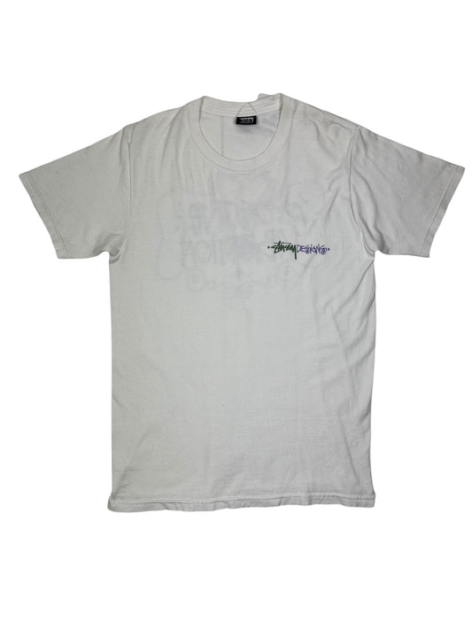 Stussy Positive Vibrations T Shirt White - (GRADE A) S