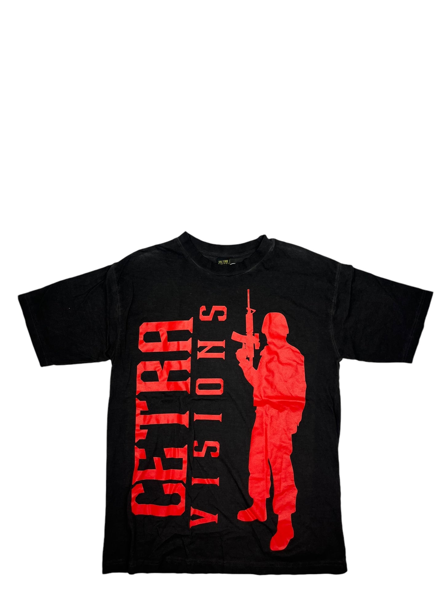 Cetra Visions Soldier Black/Red T Shirt (NEW) M