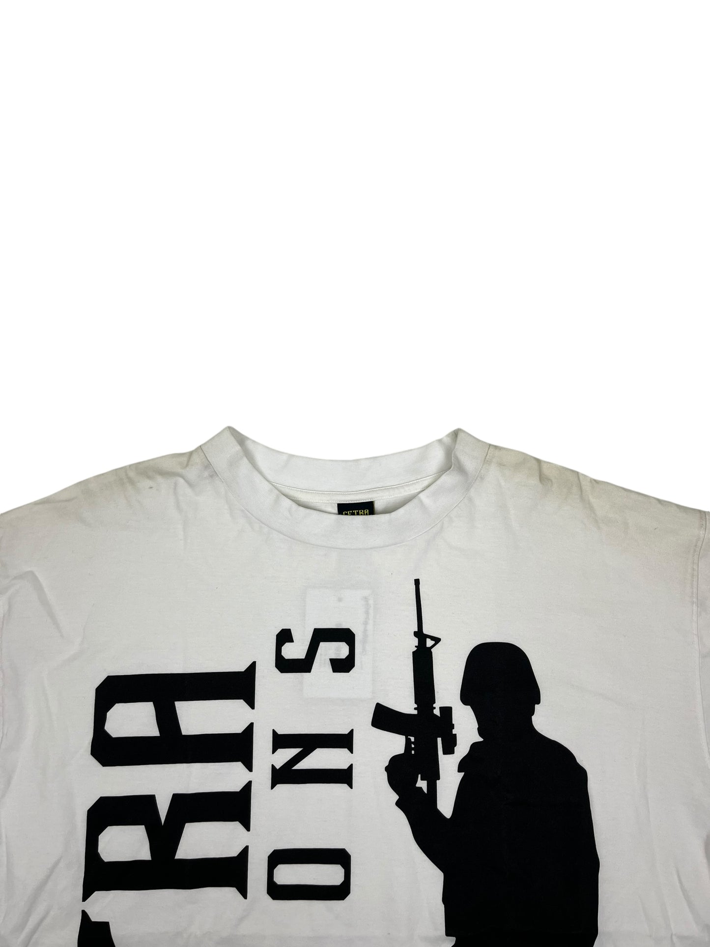 Cetra Visions Soldier White/Black T Shirt (GRADE A) L