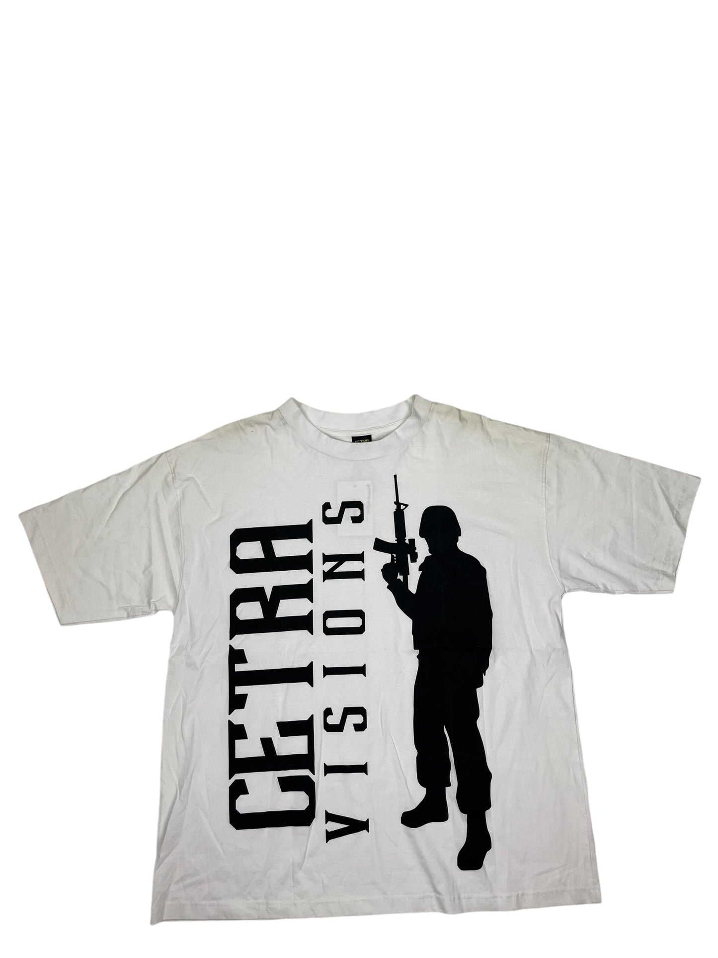 Cetra Visions Soldier White/Black T Shirt (GRADE A) L