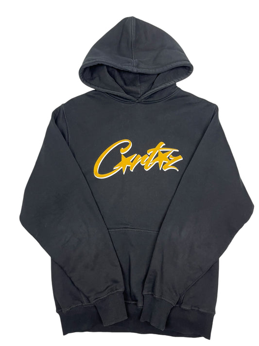 Corteiz Double Star Logo Hoodie Black - (GRADE A) M