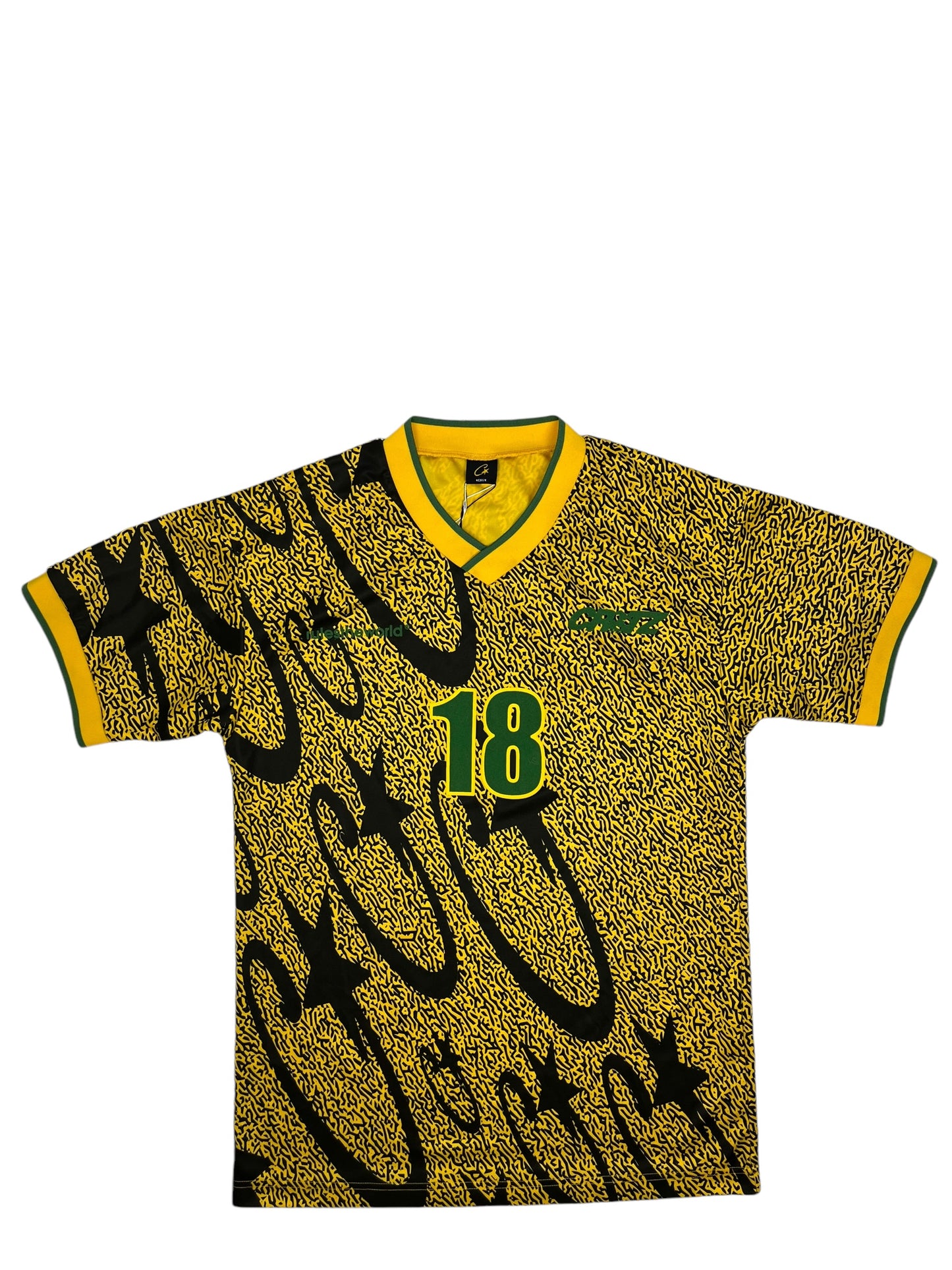 Corteiz Football Jersey Yellow - (NEW)