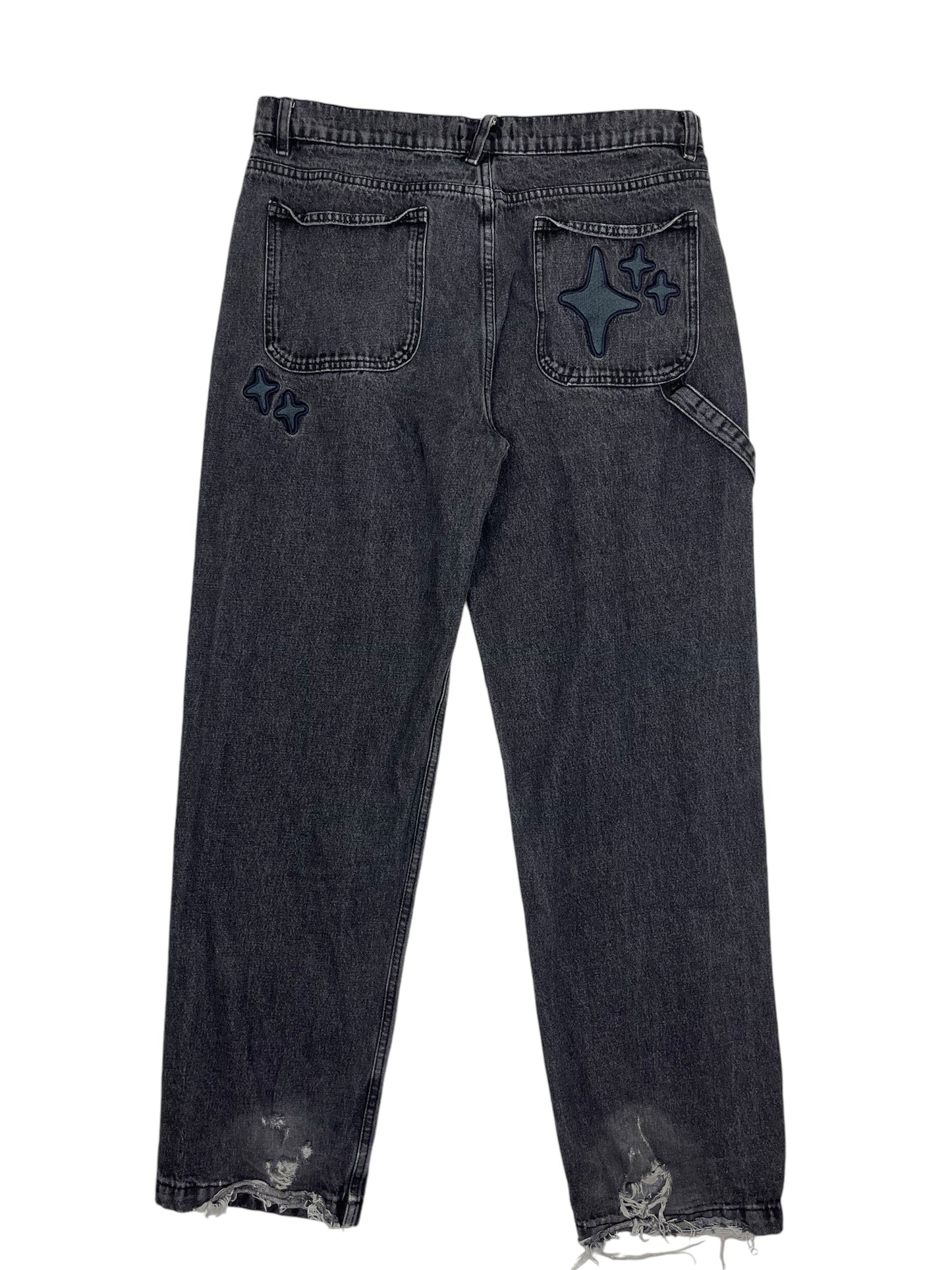 Broken Planet Star Denim Jeans Black - (GRADE C) W36 LW32