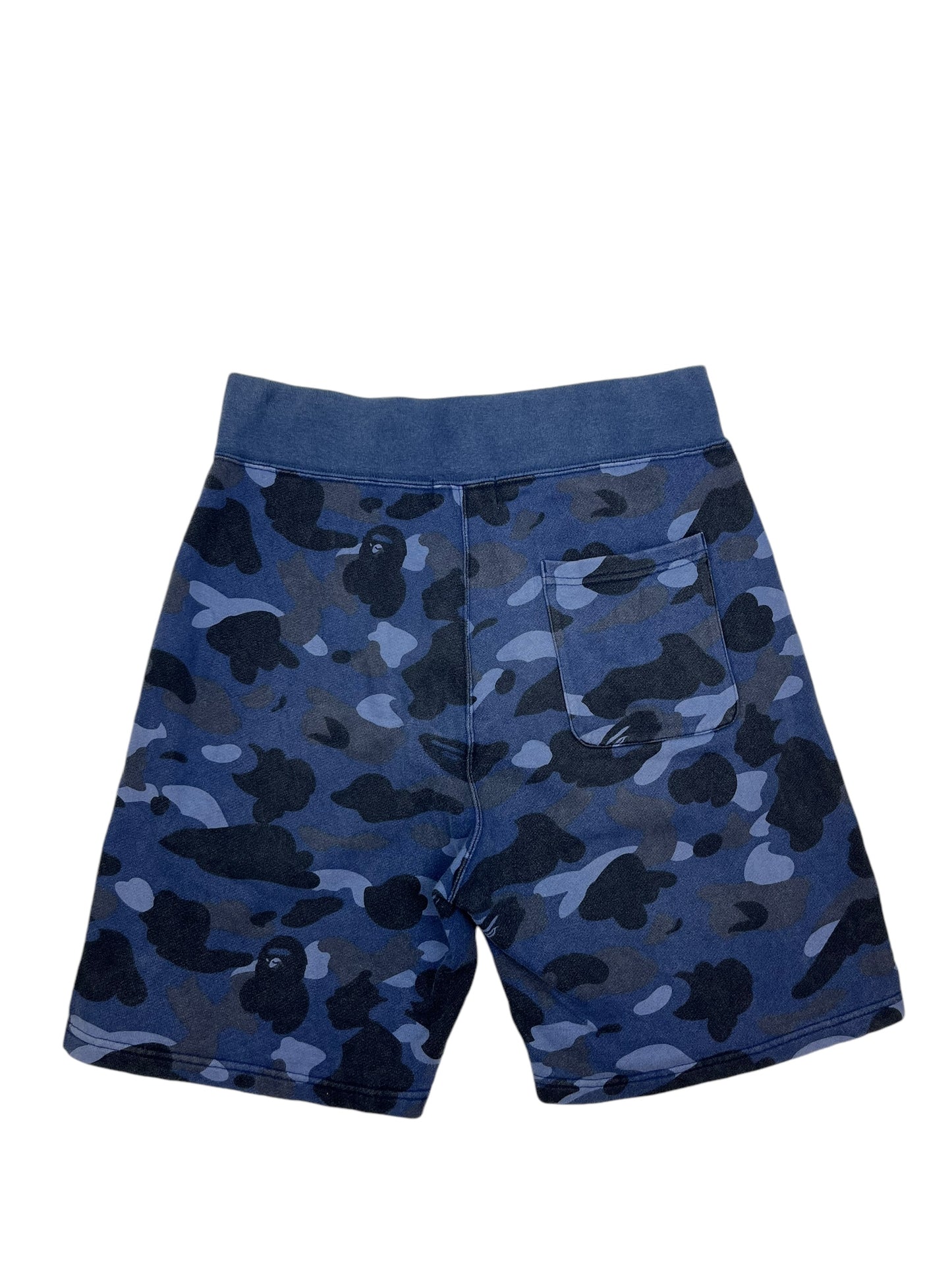 Bape Camo Shorts Blue - (GRADE A) L