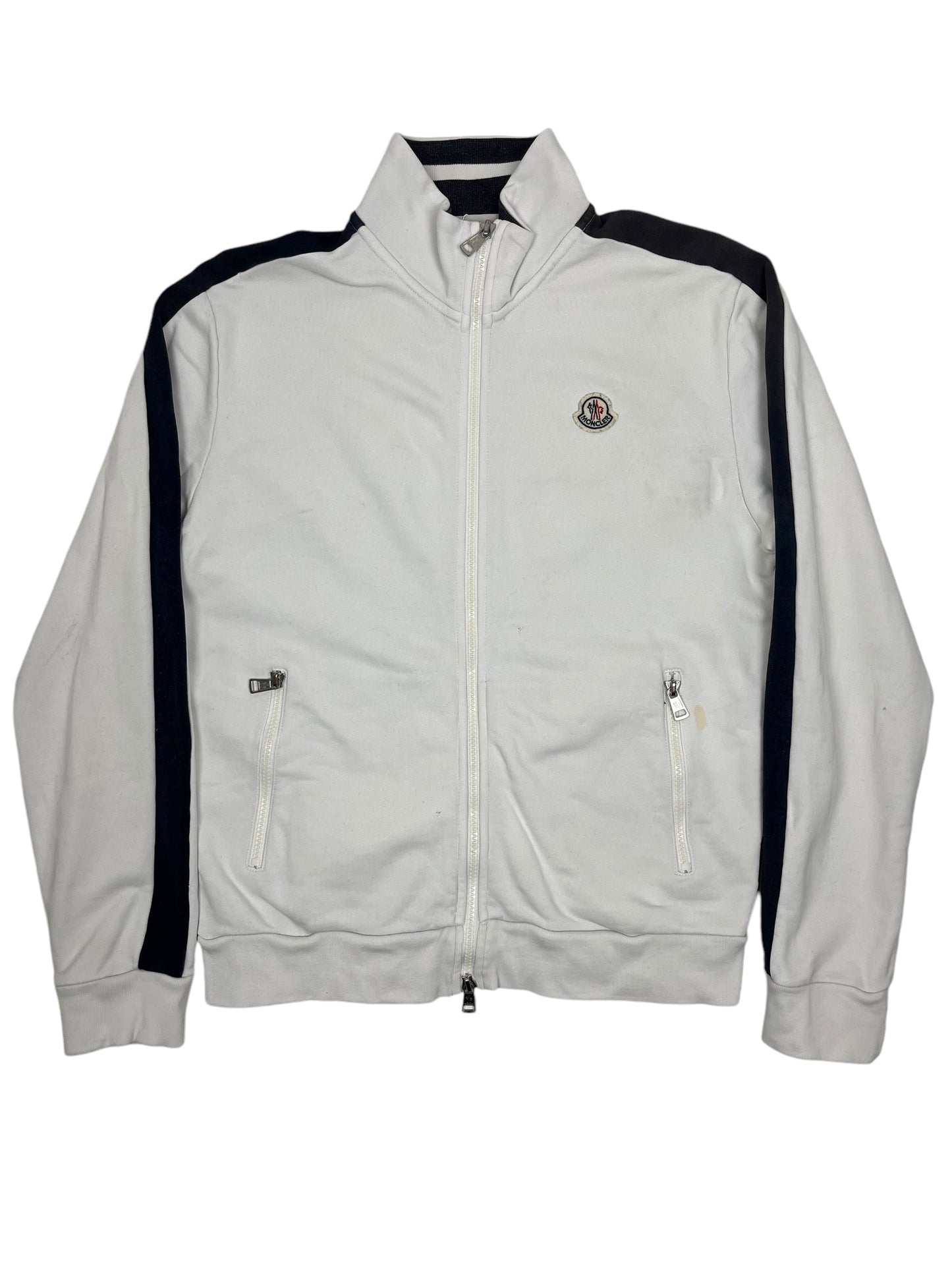 Moncler Track Zip Jacket White - (GRADE B) M