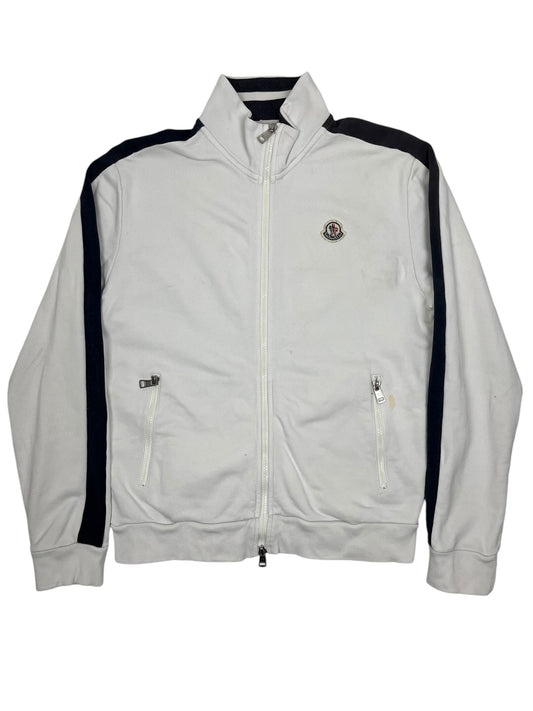 Moncler Track Zip Jacket White - (GRADE B) M