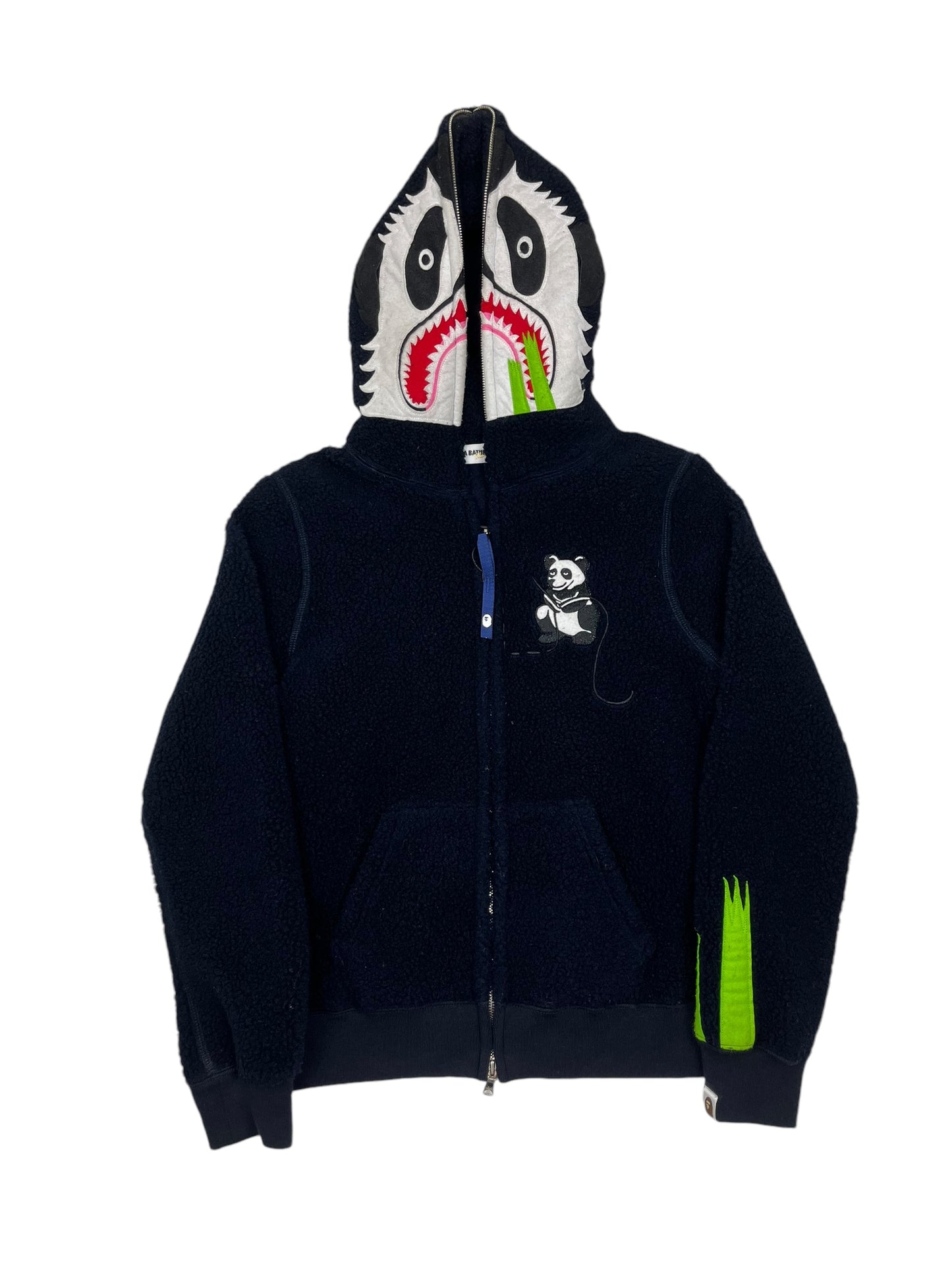 Bape Full Zip Panda Fleece Navy - (GRADE A) XS