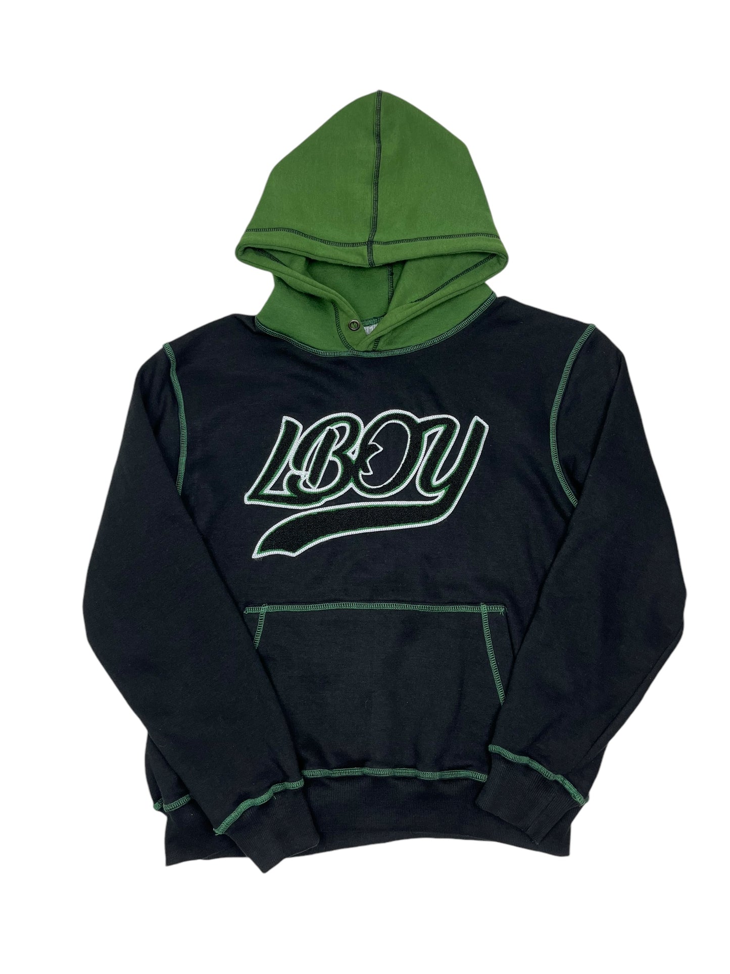 Lostboys Black/Green Hoodie - (GRADE A) M