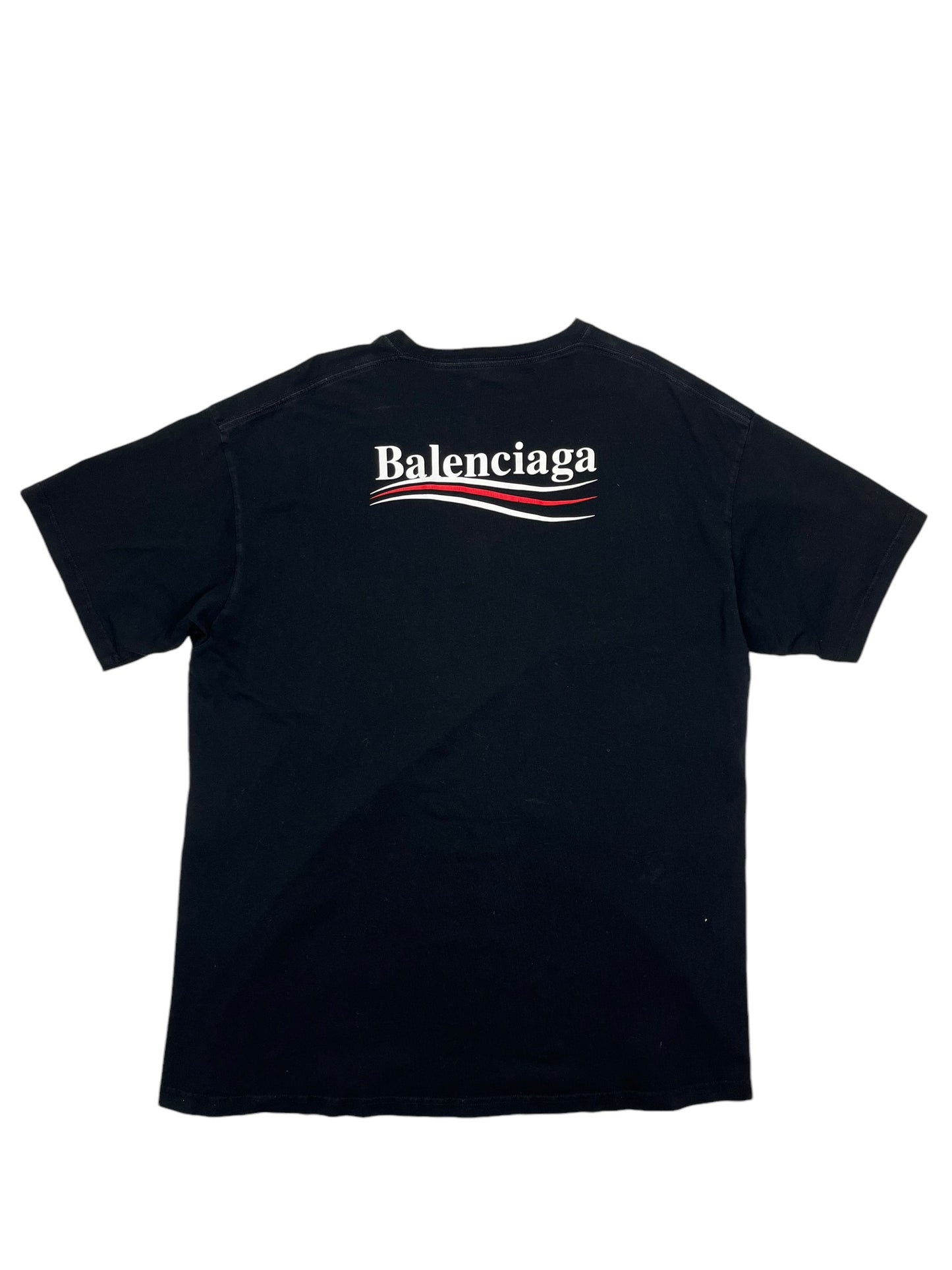 Balenciaga Classic Logo T Shirt Black - (GRADE A) L