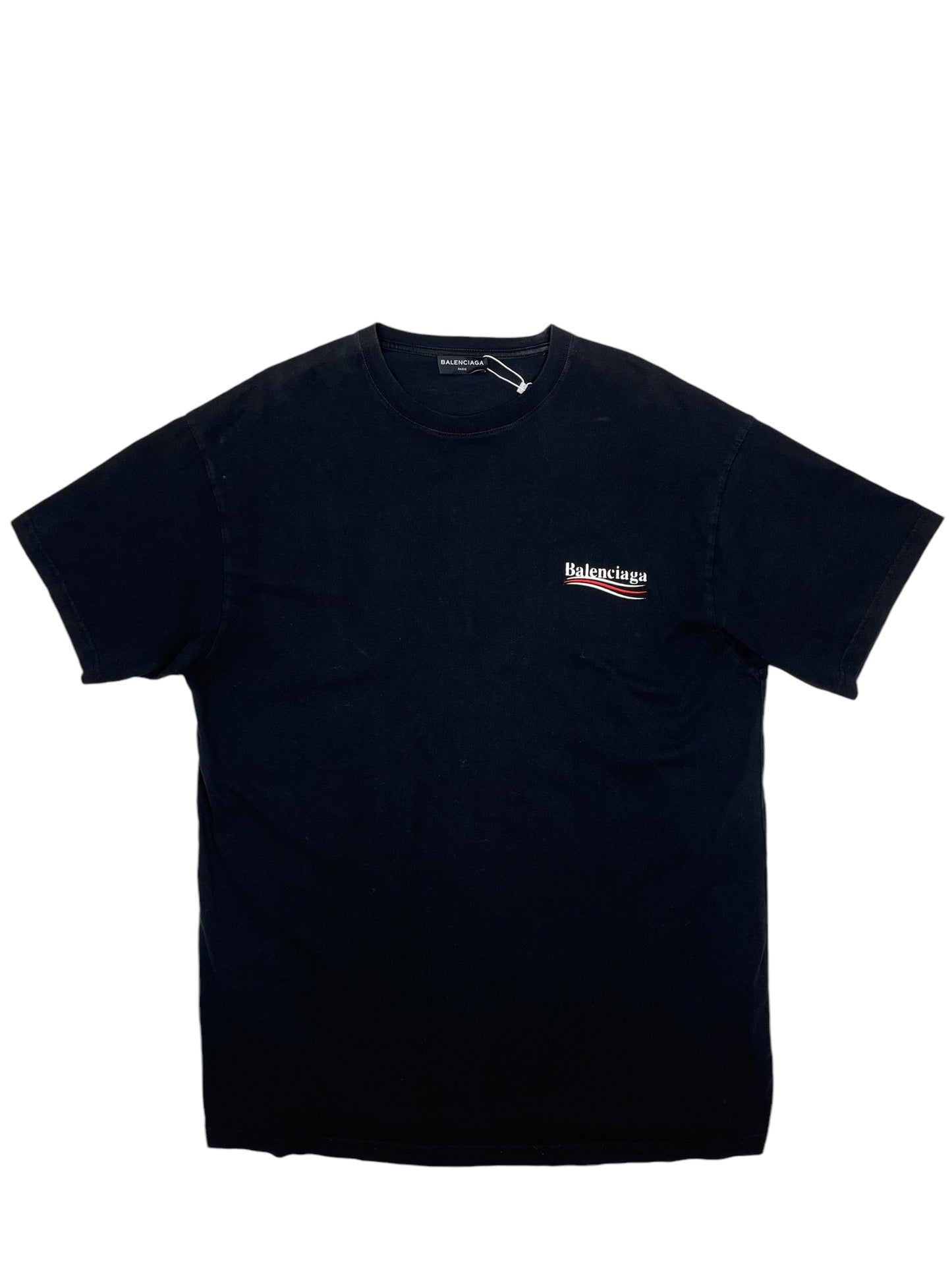 Balenciaga Classic Logo T Shirt Black - (GRADE A) L