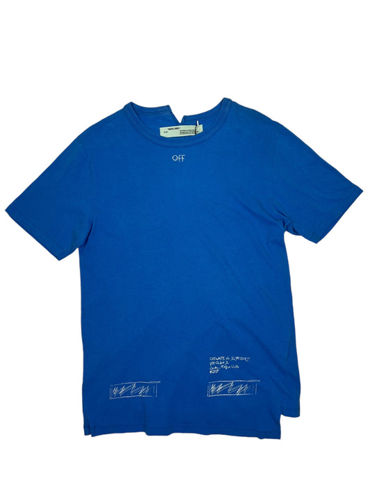 Off White T Shirt Blue - (GRADE A) S