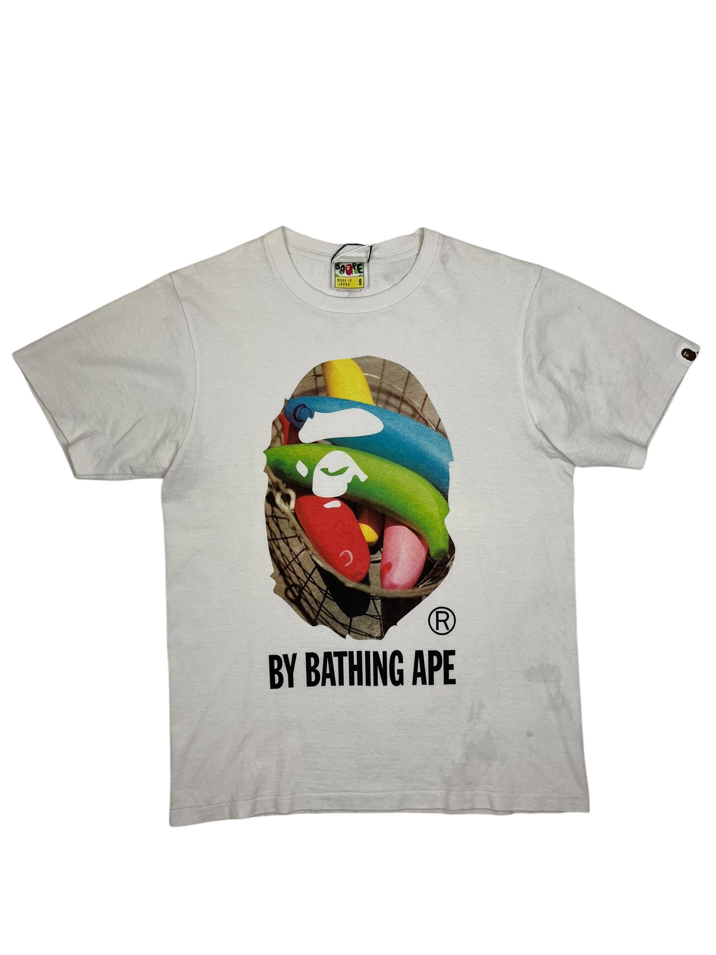 Bape Banana Ape T Shirt White - (GRADE B) S