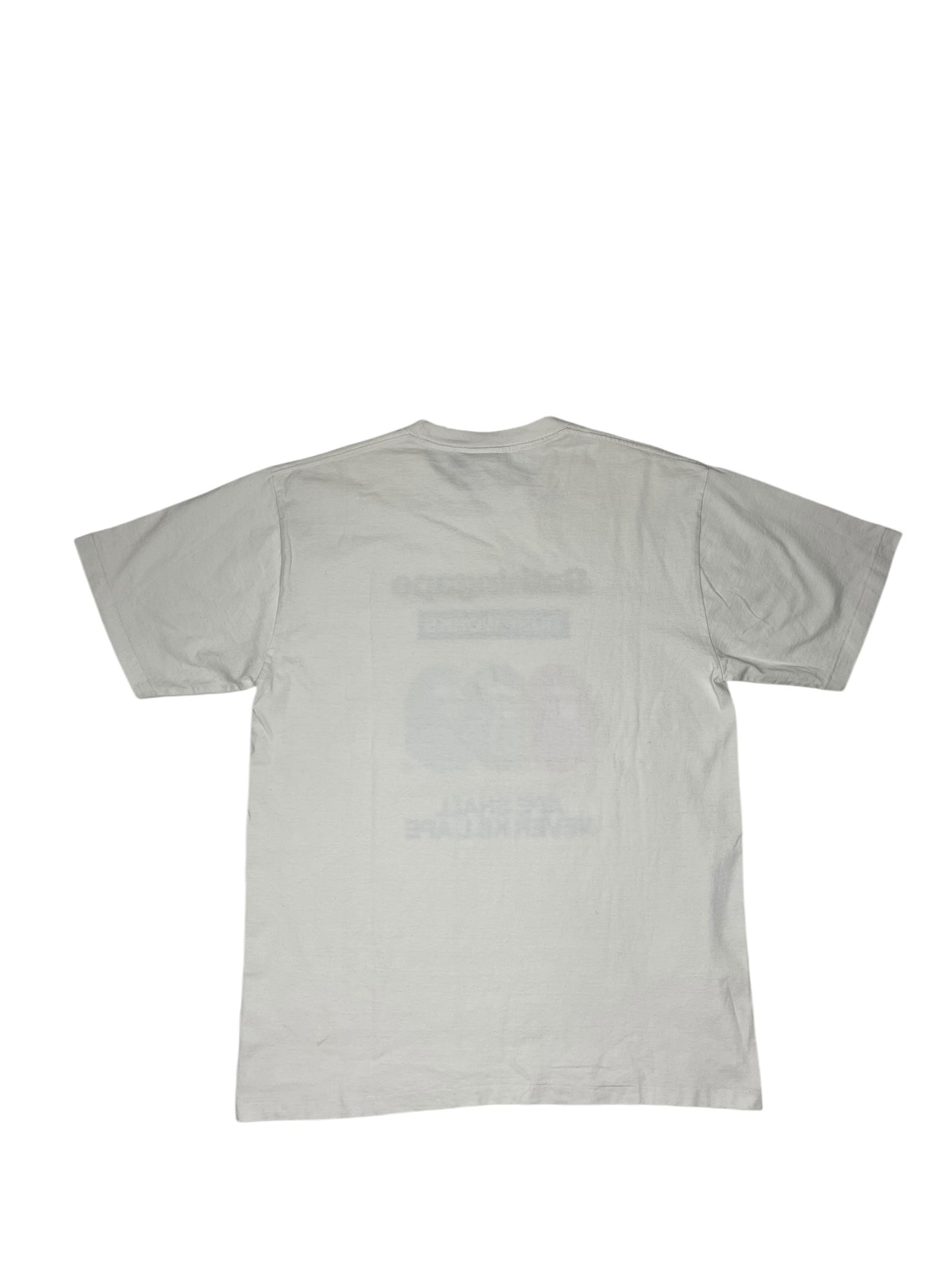 Bape Busy Works 3 Ape White T Shirt - (GRADE B) XL