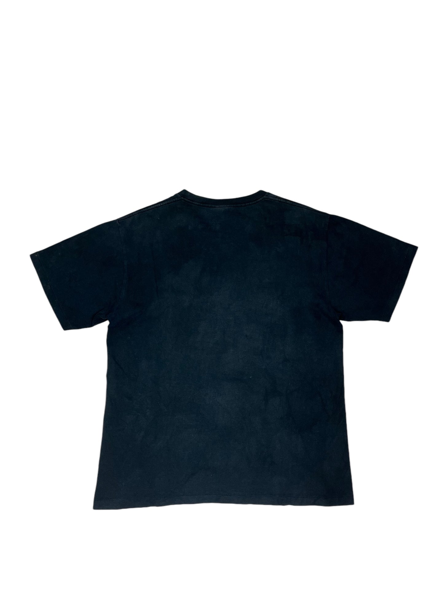 Bape Busy Works Ape Camo T Shirt Navy - (GRADE B) L